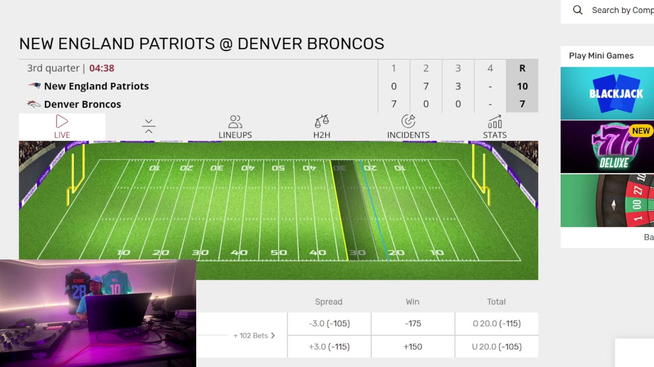 Recent stream thumbnail